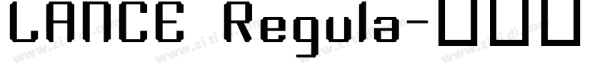 LANCE Regula字体转换